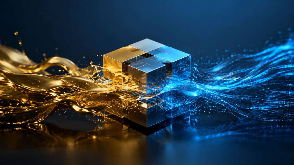 نمایش مفهومی فرآیند تبدیل دلار به توکن دیجیتال در یک محیط مدرن.